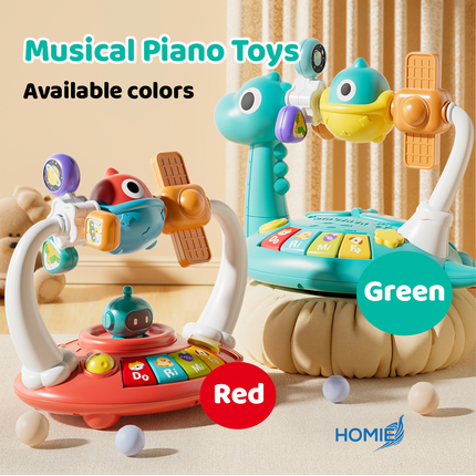 Musical Piano Dinosaur Toy for toddlers Early Learning