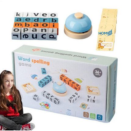 Word and letter building blocks (3 to 6 years old)