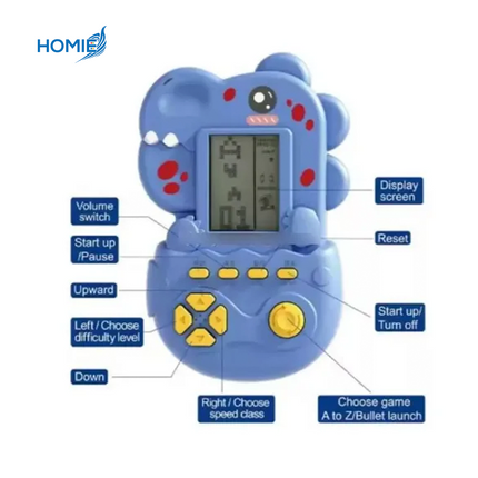 Game Console (6 Years and Above) Handheld Tetris Retro Console Toy for Kids