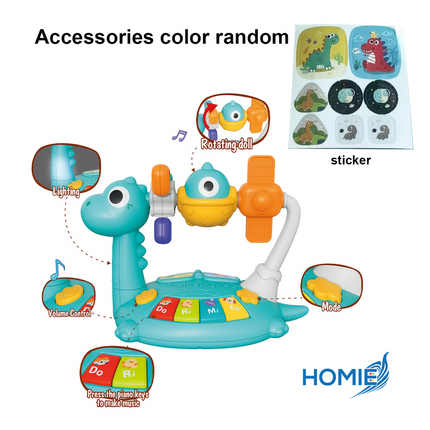 Musical Piano Dinosaur Toy for toddlers Early Learning