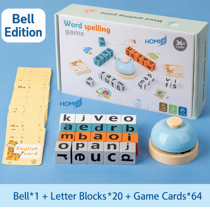 Word and letter building blocks (3 to 6 years old)
