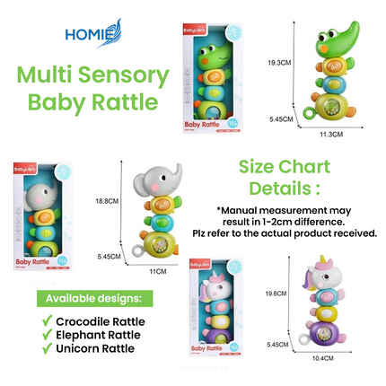 Animal Rattle Musical Toy