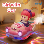 Girl with Car