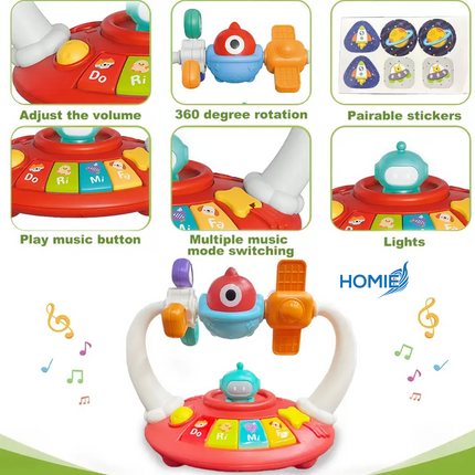 Musical Piano Dinosaur Toy for toddlers Early Learning