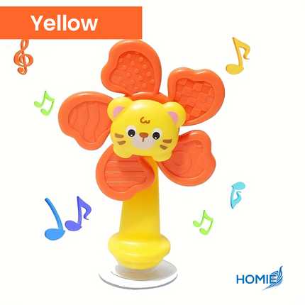 Spinning Flower Animal Character Toys