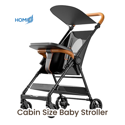 HOMIE Cabin Size Baby Stroller – Lightweight Compact Travel Pram