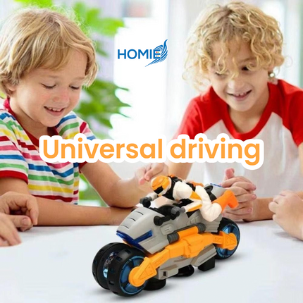 Stunt Motorcycle Toy with colorful and music (Electronic Stunt Toy)