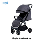 T9 Single Stroller Grey