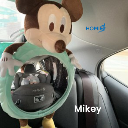 Plush Baby Car Seat Mirror