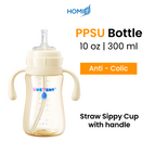 300ML Straw Sippy Cup with handle
