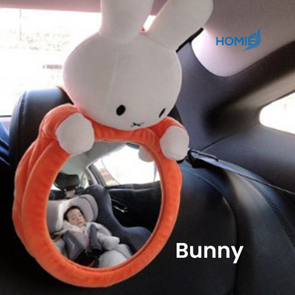 Plush Baby Car Seat Mirror