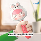 Pink Bunny Girl Rattle