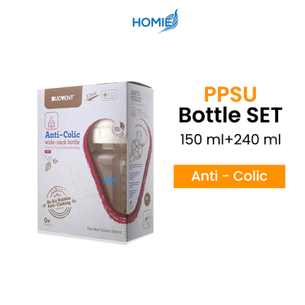 SucVent Milk Bottle (Glass and PPSU Bottles)