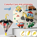 Colorful Cars Kid Umbrella