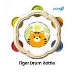 Tiger Drum Rattle