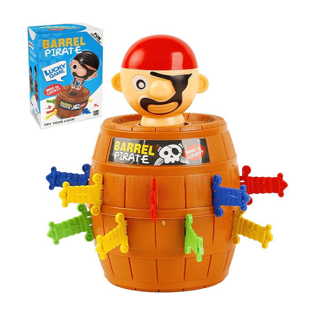 BARREL PIRATE Bounce Lucky Game / Stress-relief Pirate Bucket Adventure Toy