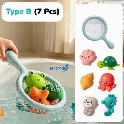Bath Toy Water Scoop Catch Toy Game