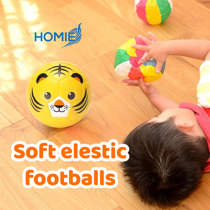 SOFT ELASTIC FOOTBALLS indoor outdoor training toy for toddlers
