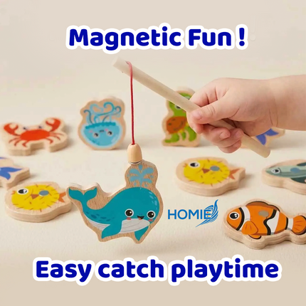 MAGNETIC FISHING GAME Ocean Adventure Toy Set (31 Pcs)