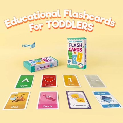 Flash Cards, word shapes, colors, numbers, English letters, recognition cards