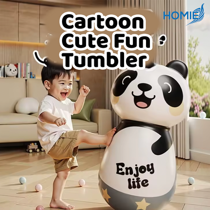 CARTOON CUTE FUN TUMBLER inflatable wobbler toy for kids