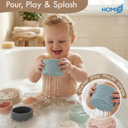 Silicone Stacking Tower (7 Pcs)