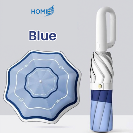 Inverted Umbrella Sectional Retraction Wind Resistant Folding Type