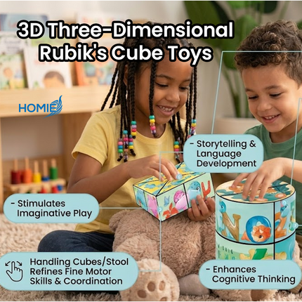3D Three-Dimensional Rubik's Cube Toys