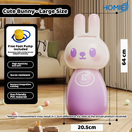 CARTOON CUTE FUN TUMBLER inflatable wobbler toy for kids