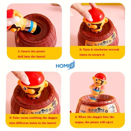 Desktop Toy / Stress-relief Pirate Bucket Toy