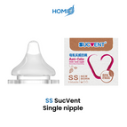 SS SucVent Single nipple
