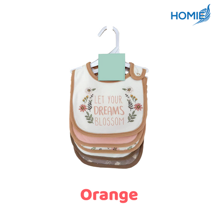 COTTON BIBS soft absorbent drool towel (5 pcs Set)