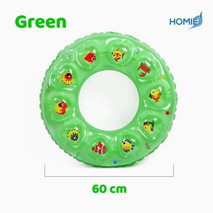 DOUBLE SWIMMING RING CRYSTAL 3 layers thickened explosion proof security kids pool float (Inflatable Ring)