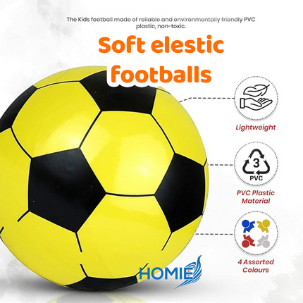 SOFT ELASTIC FOOTBALLS indoor outdoor training toy for toddlers