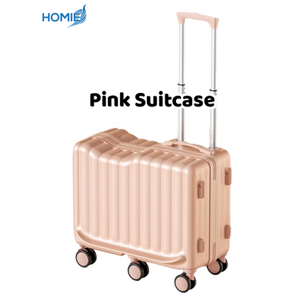 Ride on Suitcase, travel luggage with seat and cup holder (Children Travel Gear)