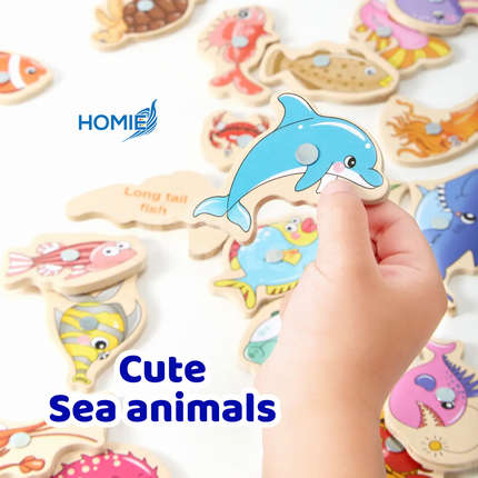 MAGNETIC FISHING GAME Ocean Adventure Toy Set (31 Pcs)