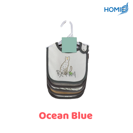 COTTON BIBS soft absorbent drool towel (5 pcs Set)