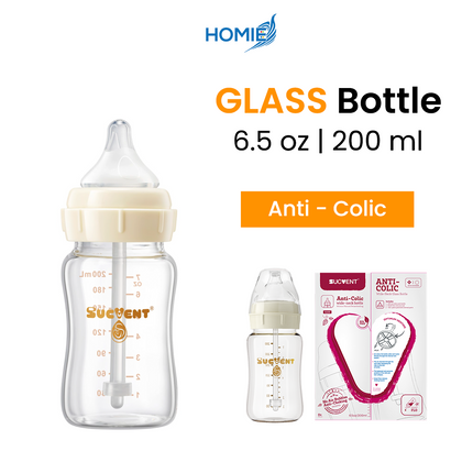 SucVent Milk Bottle (Glass and PPSU Bottles)