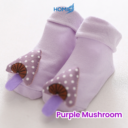 ANIMAL CARTOON BABY SOCKS anti slip soft cotton infant hosiery (Newborn to 1 Year)