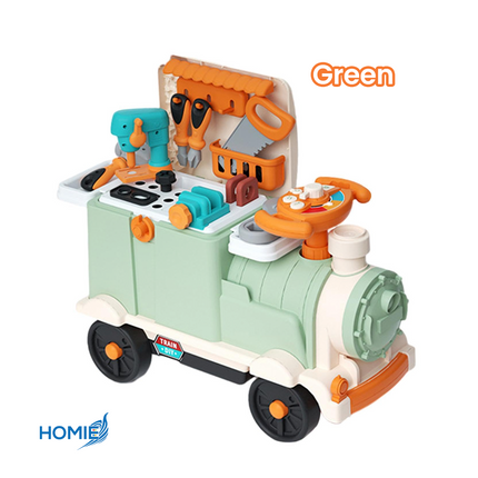 Mini Train Toys Multi Functional Play House
