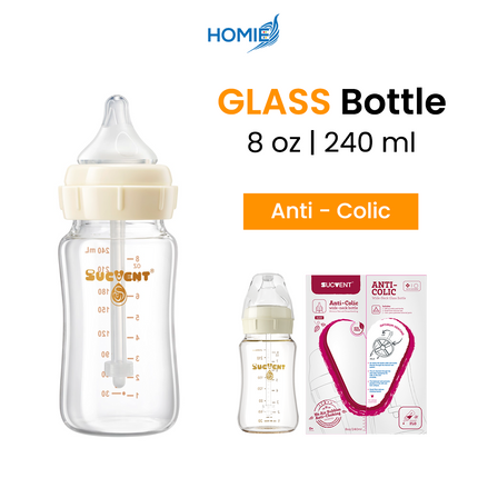 SucVent Milk Bottle (Glass and PPSU Bottles)