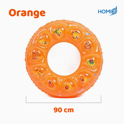 DOUBLE SWIMMING RING CRYSTAL 3 layers thickened explosion proof security kids pool float (Inflatable Ring)