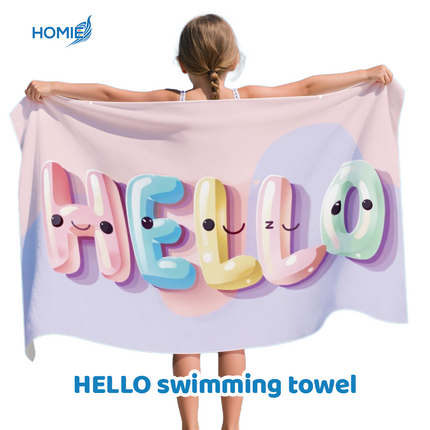 Quick-Dry Microfiber Bath Towel with Snap Buttons (80×130 cm)