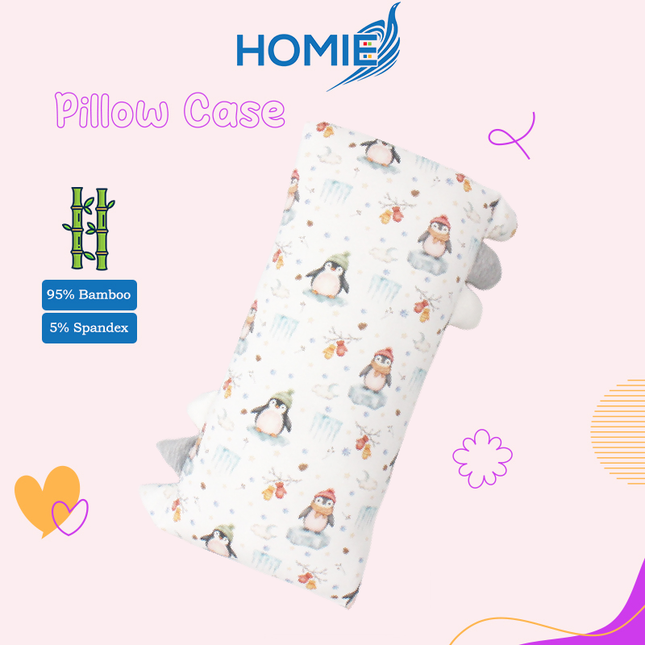 Ultra Soft Bamboo Baby Pillows /Baby Bolster Cover ONLY