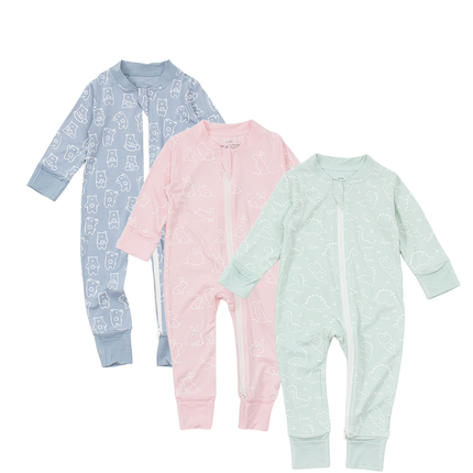 (B)HOMIE Bamboo Long Sleeve Zipper Sleepsuit/Baby Romper (Copy)