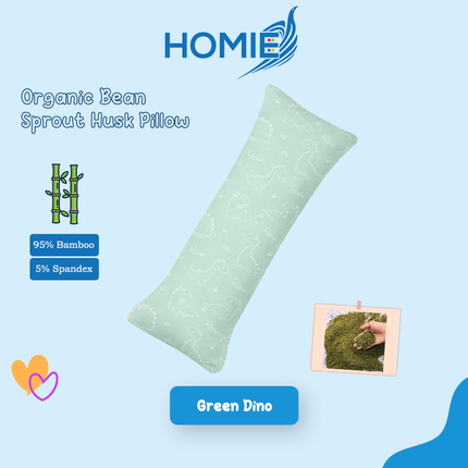 17x50cm Bean Sprout Pillow (Full Set) Bamboo Material