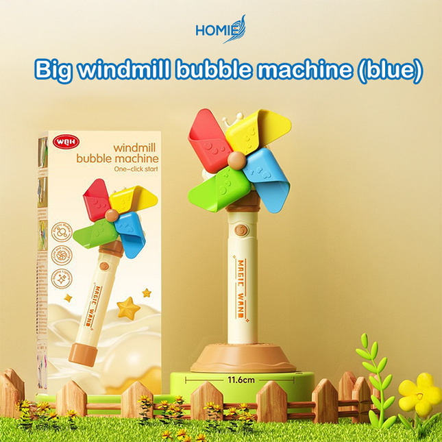 Big windmill bubble machine