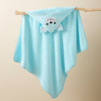Hooded Towel + Belt (Blue)