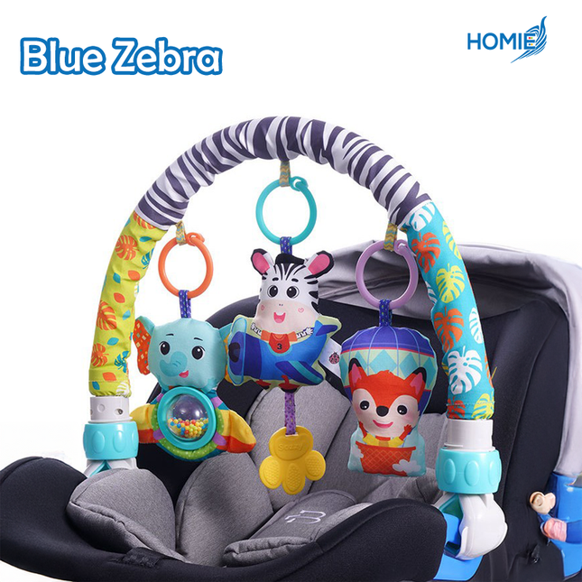 Stroller Clip (0-1 Year Soothing & Educational Crib & Car Seat Hanging Toy)