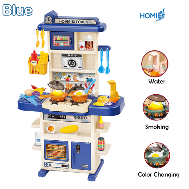 Toddler Kitchen Pretend Play Set – 43PCS Food & Cookware Toys